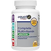 Equate 50+ Daily Multivitamin Supplement Tablets (120 Count) – Complete Multimineral Formula for Men & Women, + QC Sticker