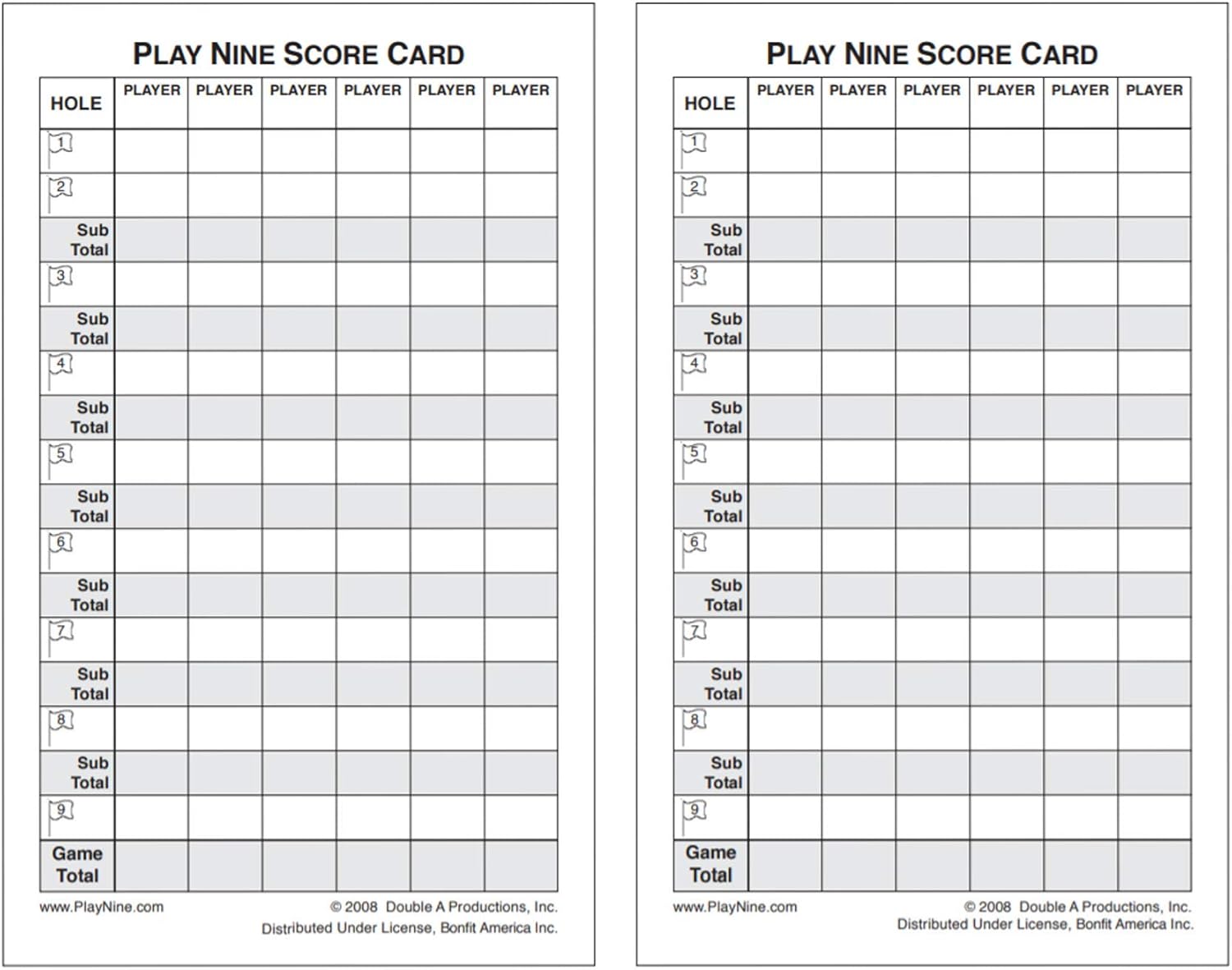 Play Nine - The Card Game of Golf!: Toys & Games