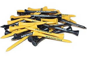 Team Golf NCAA Unisex-Adult Team Golf NCAA 2-3/4" Golf Tees, 50 Pack, Regulation Size, Multi Team Colors