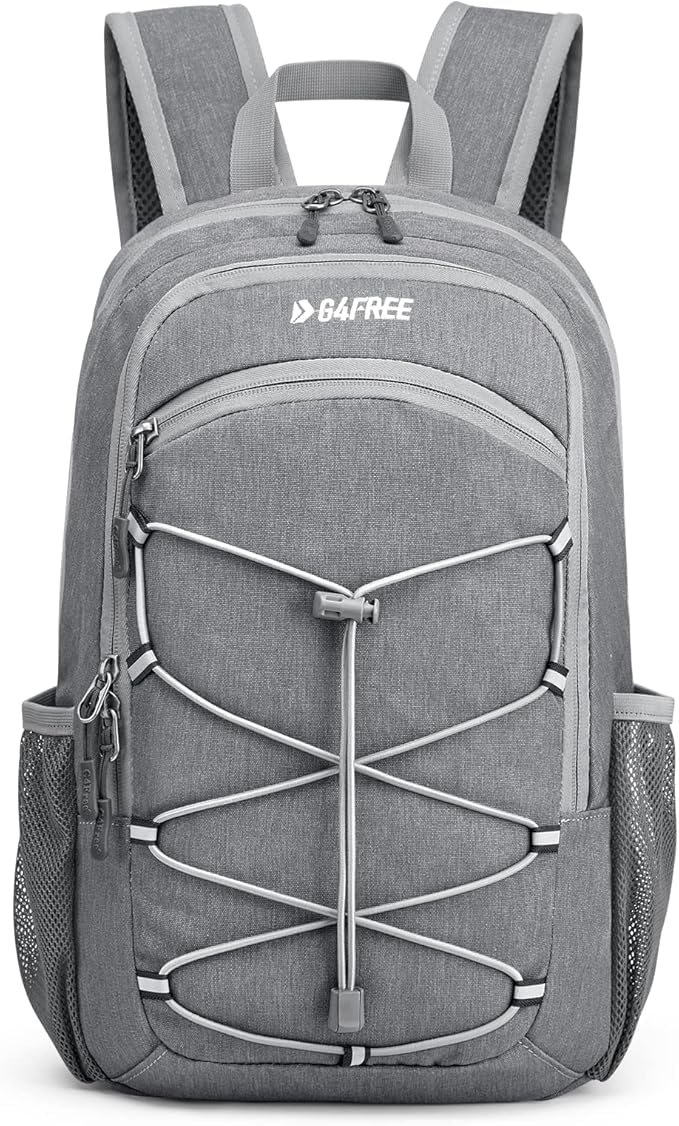 G4Free 12L Small Hiking Backpack RFID Mini Rucksack Compact Multipurpose Daypacks for Men Women Camping Walking Daytrip Travel