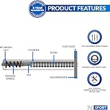 XFORT Satin Chrome Concealed Door Closer for Internal Doors Soft Close Auto view 3