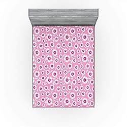 Ambesonne Dragonfly Fitted Sheet, Bugs with Wings