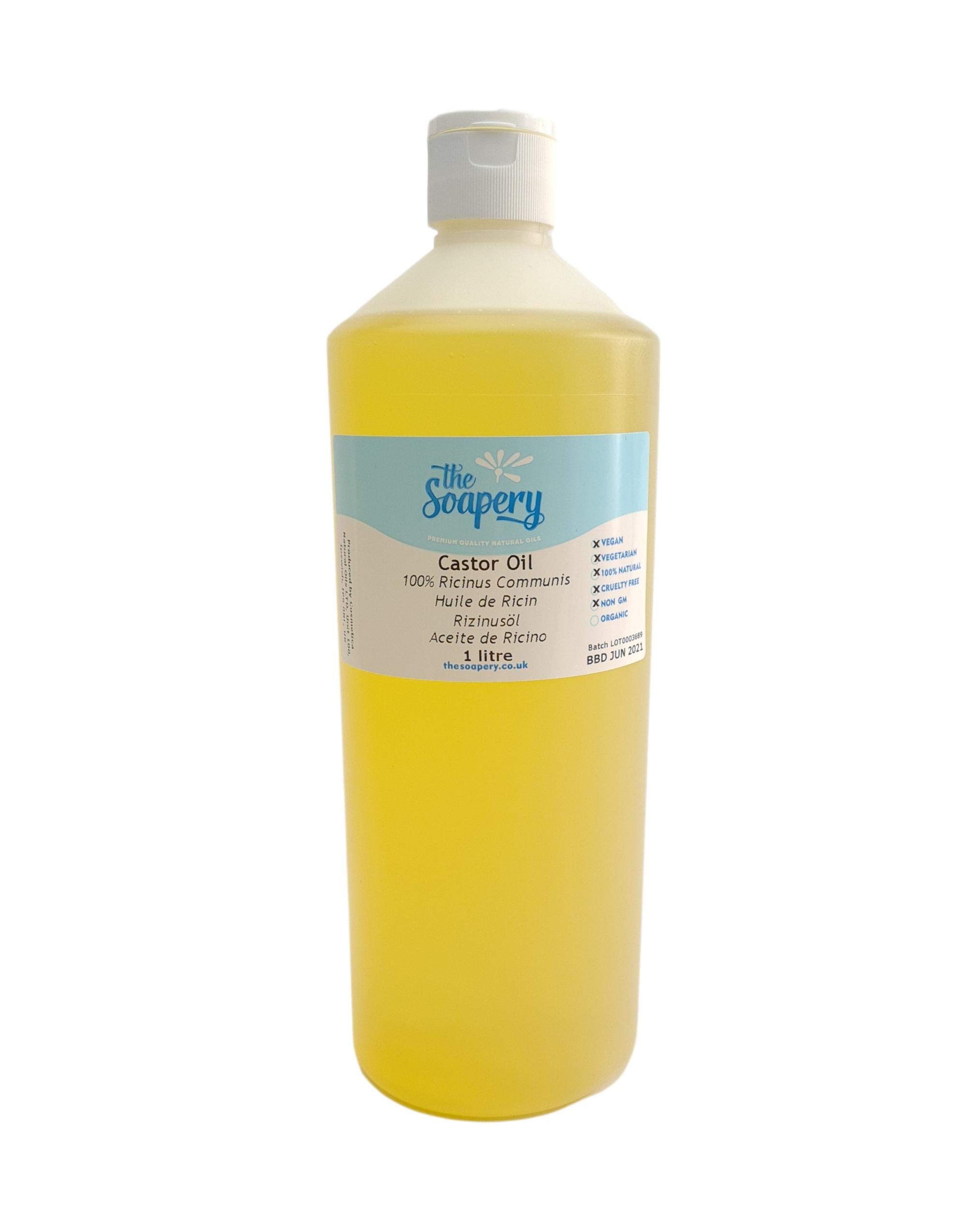 The Soapery Castor Oil - 1 Litre - Pure and Cold Pressed