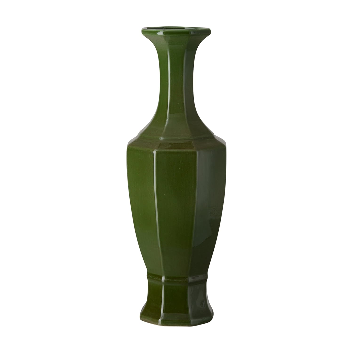 Buy Emissary Home Garden Hex Facet Vase Tall Long Neck 25 H
