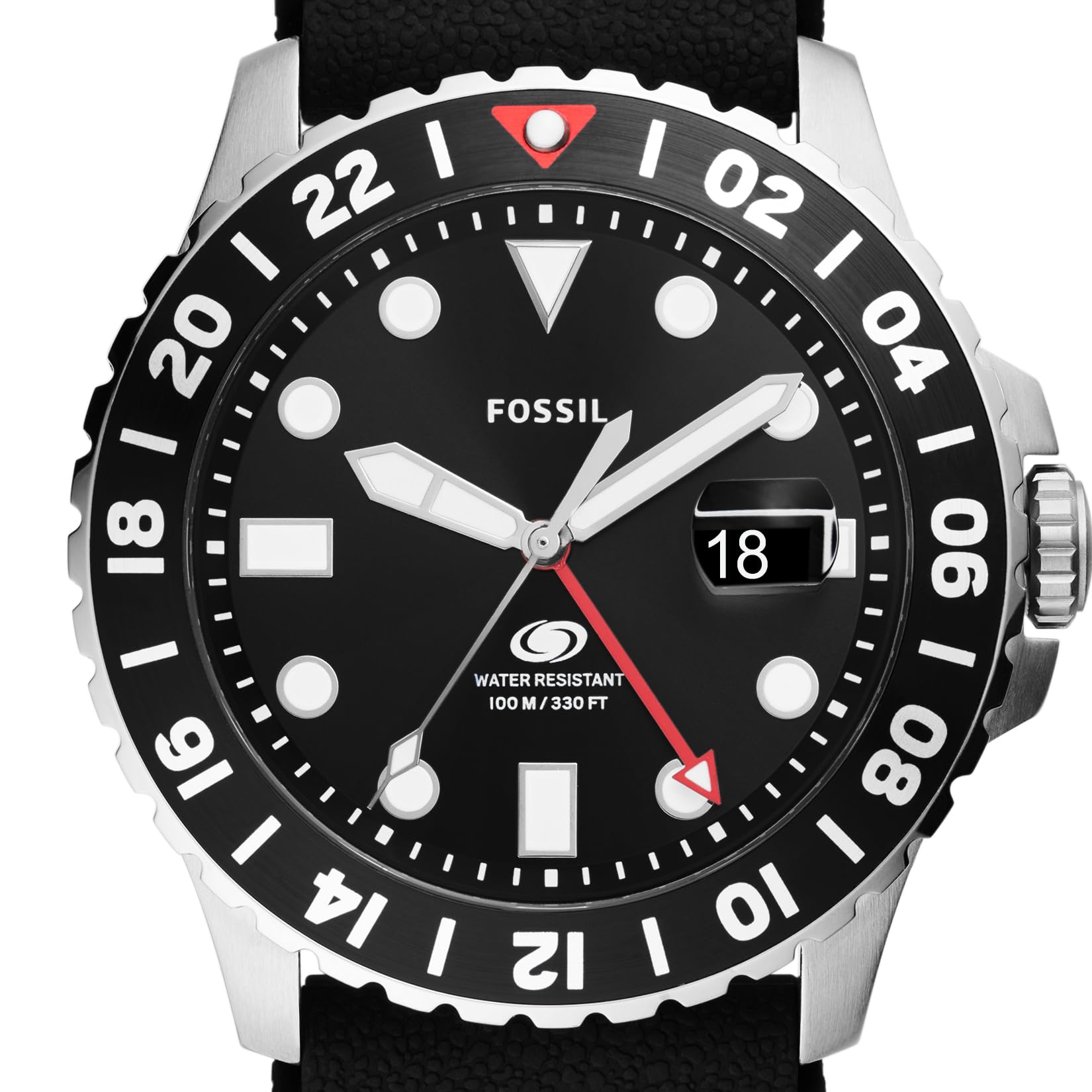 Fossil Men's Fossil Blue Quartz Stainless Steel Three-Hand Watch