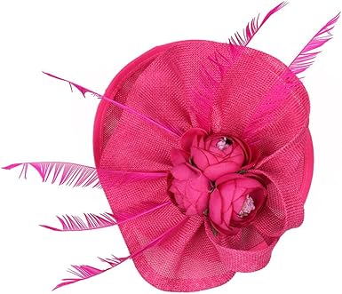 pink wedding hats fascinators