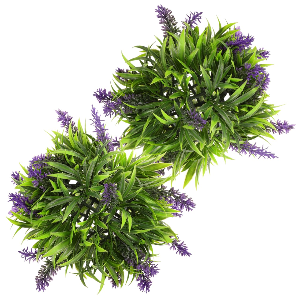 UPKOCH Artificial Hanging Grass Balls 7.87 Inch Simulated Topiary Plant Ball Pair for Indoor Outdoor Garden Wedding Party Decoration