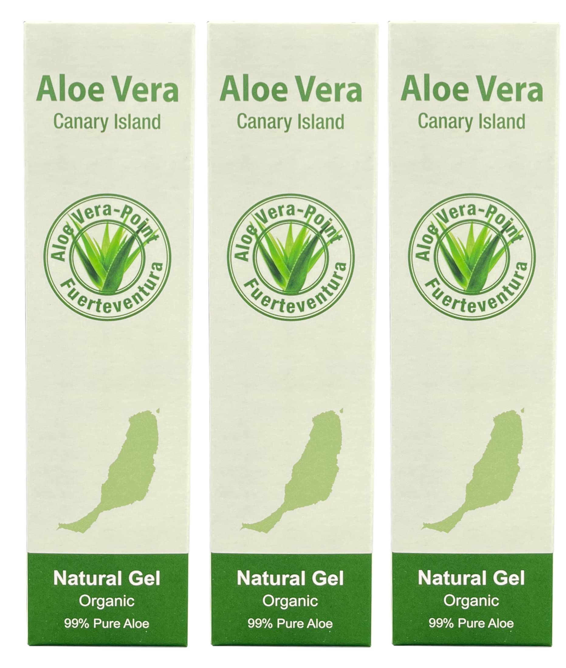 Aloe Vera Point Organic Gel 99% Pure Aloe Vera 250ml - 3 units