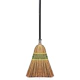Yocada Heavy-Duty Corn Broom Commercial Indoor Outdoor Broom 59.8" Tall Perfect for Courtyard Garage Lobby Mall Market Floor 