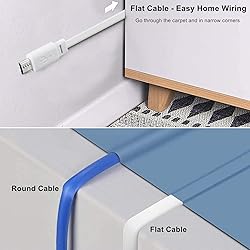 2 Pack 30ft Power Extension Cable Compatible with