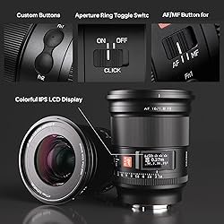 VILTROX AF 16mm f/1.8 FE Full Frame Lens, Auto