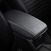 AOMSAZTO Center Console Cover for 2019-2024 Subaru Forester, Black | Waterproof Leather, Breathable Cushion Pad, Anti-Scratch, Elbow Protector, Fits 2019-2024 Subaru Forester