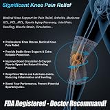 NEENCA Professional Knee Brace - Knee Support with Patella Gel Pads & Side view 4