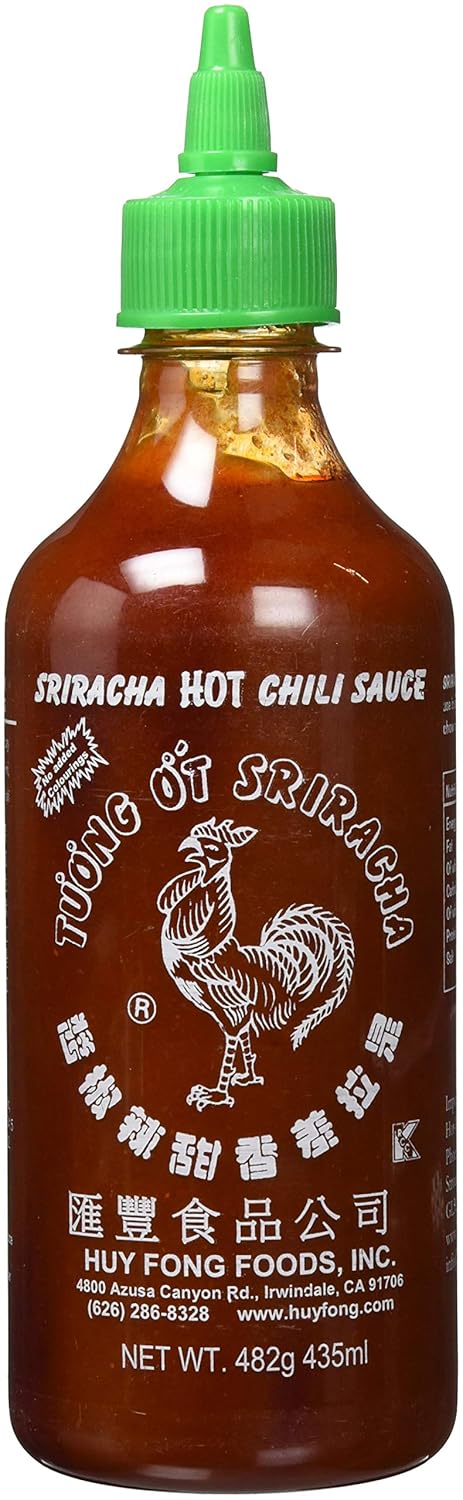 Amazon Com Huy Fong Sriracha Hot Chili Sauce 17 Ounce Bottle Grocery Gourmet Food