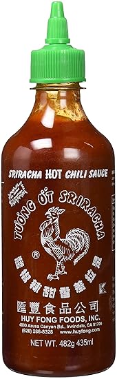 Amazon Com Huy Fong Sriracha Hot Chili Sauce 17 Ounce Bottle Grocery Gourmet Food