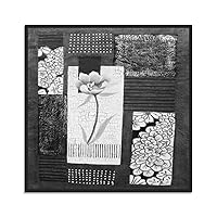 SIGNWIN Framed Canvas Wall Art Texture Painting Canvas Prints Home Artwork Decoration for Living Room,Bedroom - 16x16 inches