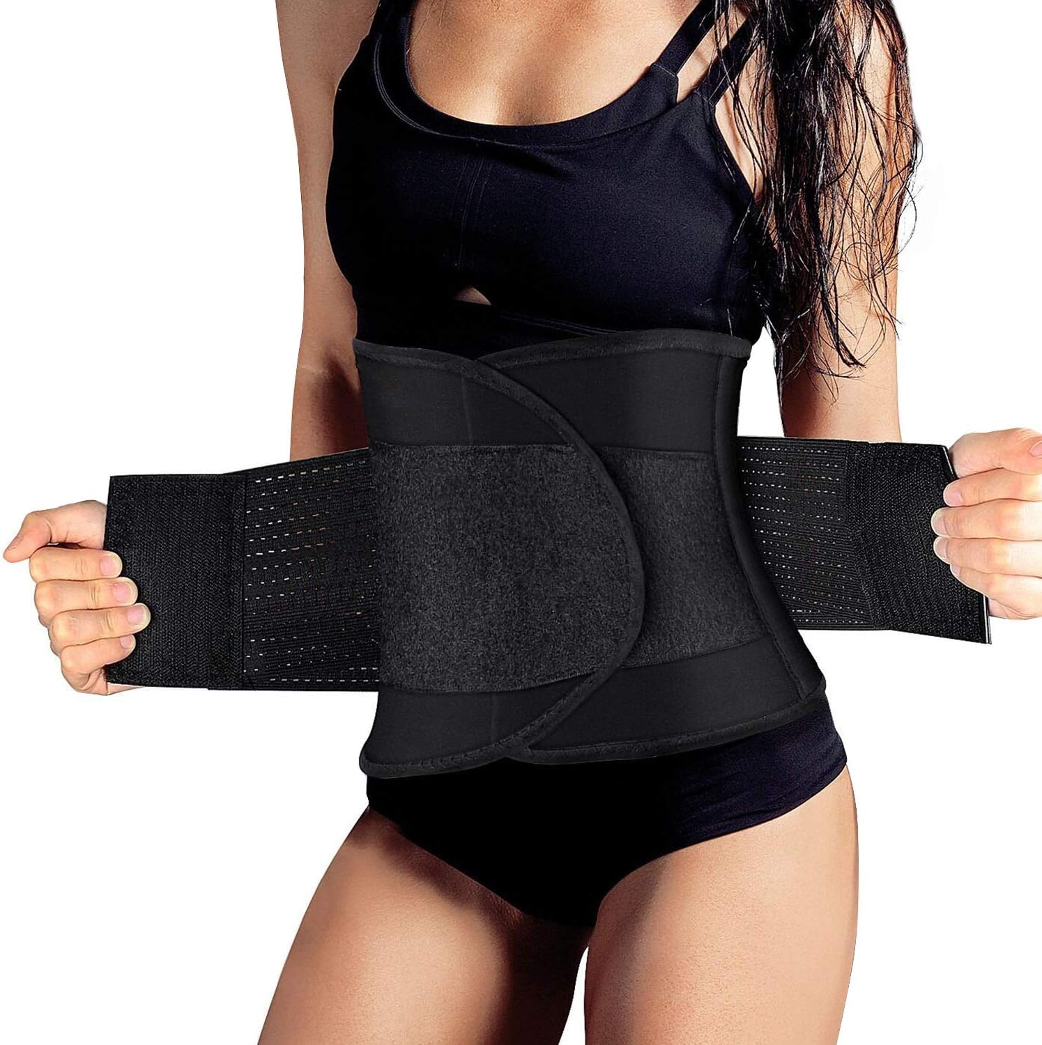 SZCLIMAX Lower Back Brace Pain Relief Adjustable Neoprene Double Pull Lumbar Support, Sciatica