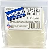 SpaBOND Hot Tub &amp; Pool Leak Seal Patch Kit - Clear Ultra-Adhesive Waterproof Repair Fix for Vinyl, PVC, Acrylic