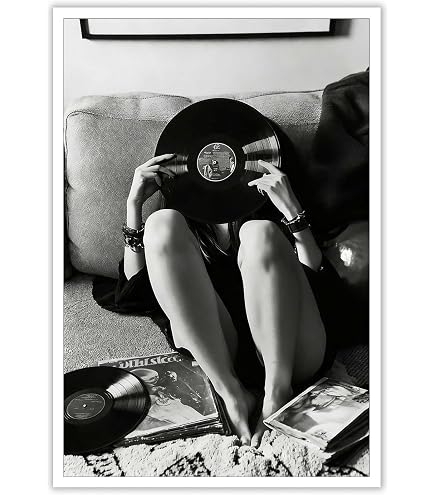 アート・デザイン・音楽 BLACK AND WHITE ERROTIC PHOTOGRAPHY Amazon.com: Music Aesthetics Poster Prints Funny Black and White