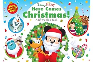 Disney Baby: Here Comes Christmas!: A Lift-the-Flap Book