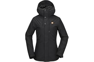Volcom Womens Bolt Insulated Snowboard Ski Winter Hooded Jacket