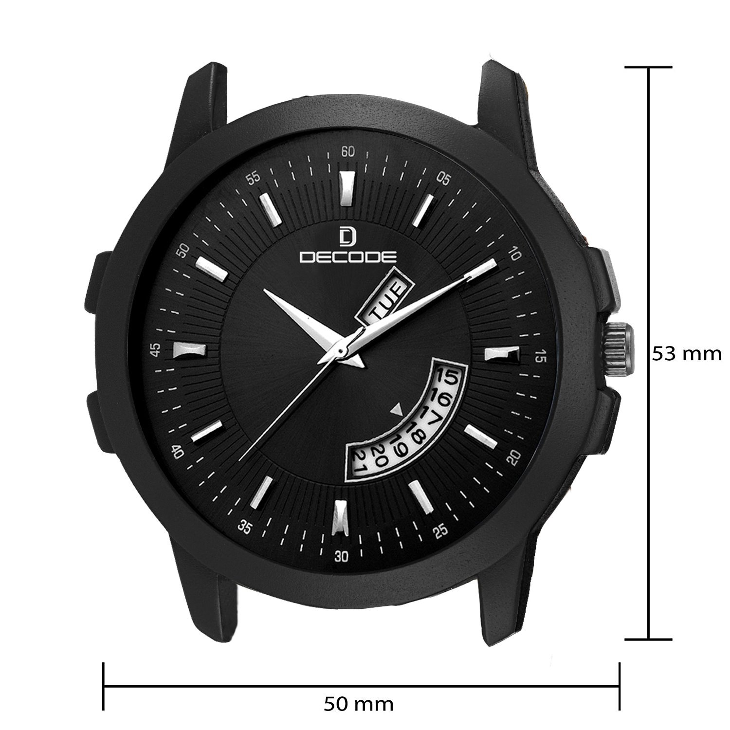 decode analogue black dial men's & boy's watch