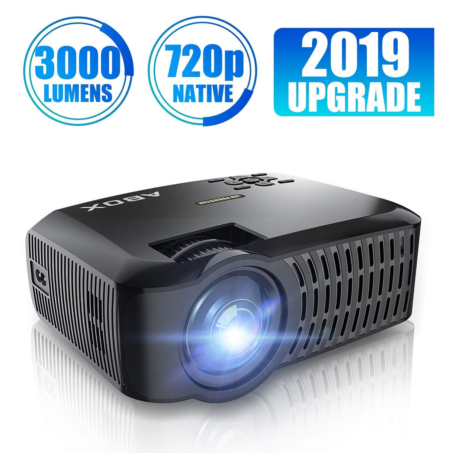 Best New Abox T22 Led Home Theater 2000 Lumens Mini Projector