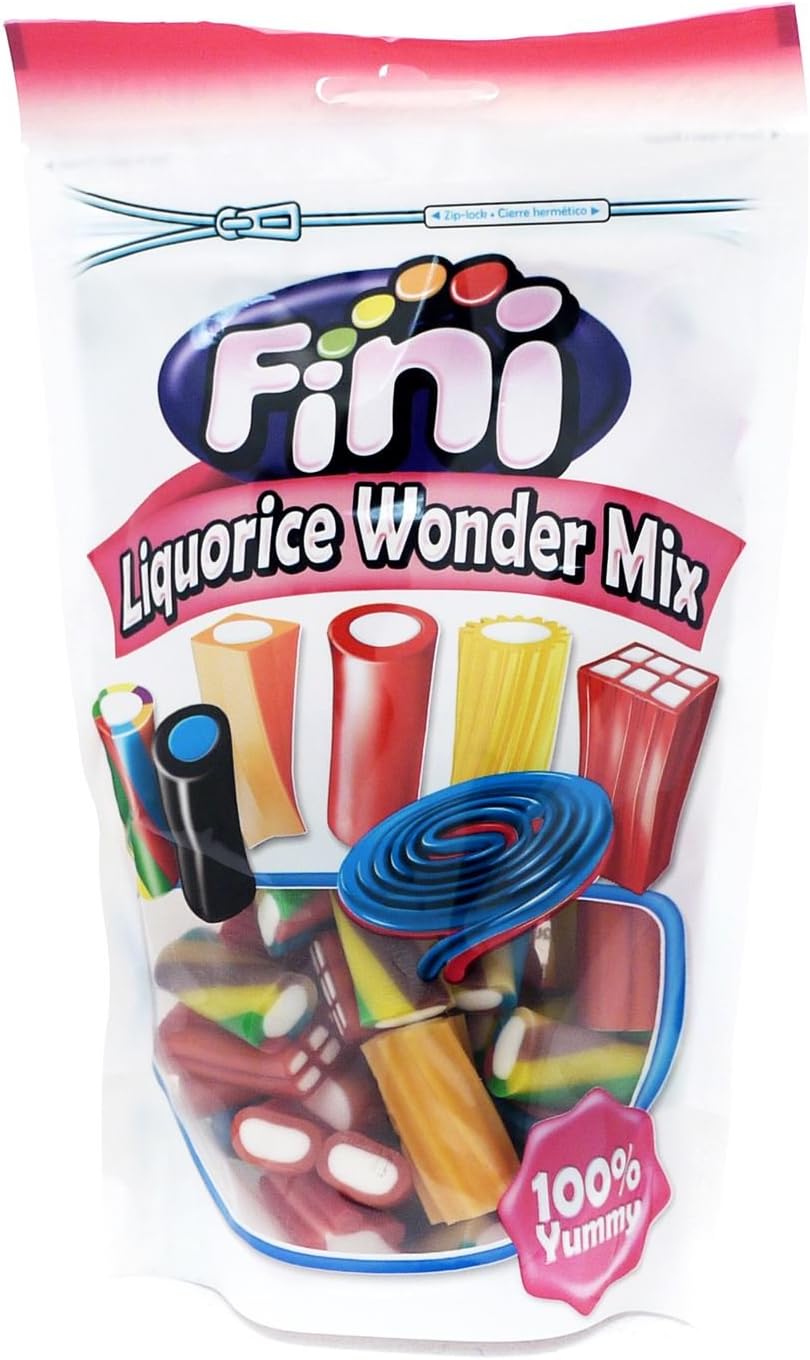 Fini Liquorice Wonder Sweet Mix 180g (Box of 16)