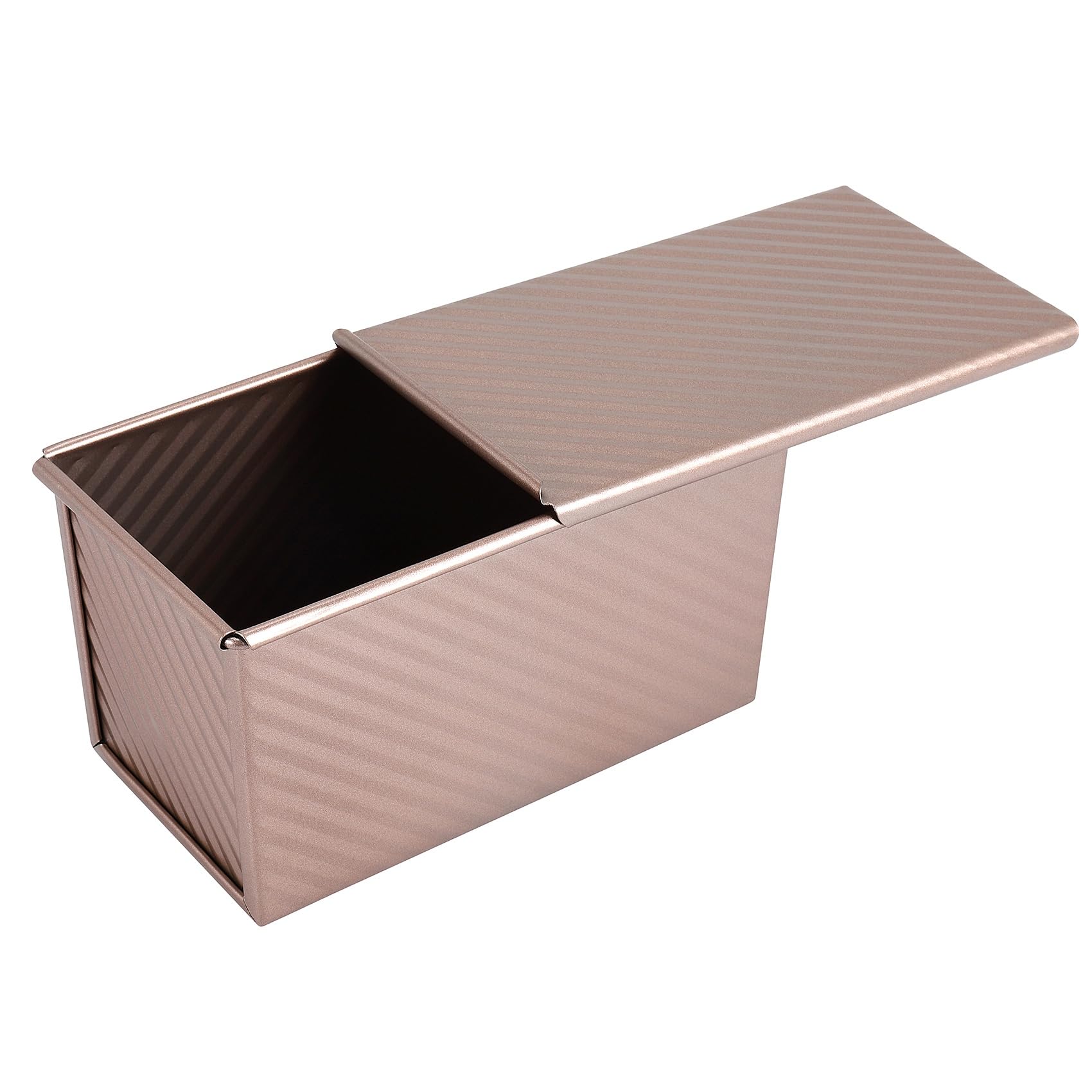 NIZEAMI Loaf Tin with Lid Non-Stick Pullman Loaf Pan Bread Toast Mold for Toast, Sandwich, Cake Baking