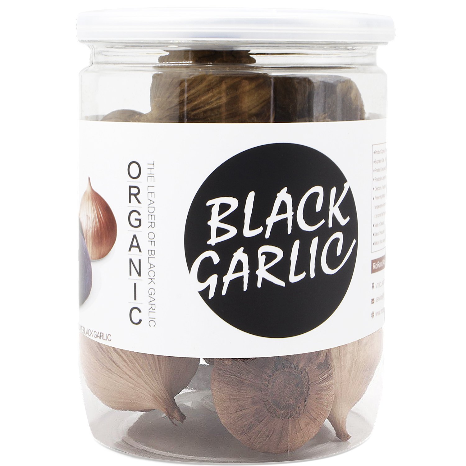 RioRand Organic Black Garlic 170g Whole Black Garlic Aged for Full 90