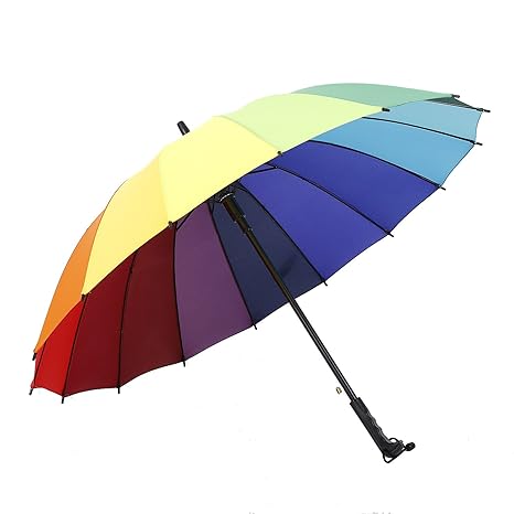 Amazon 長傘 自動開け レディース メンズ 紳士 婦人 撥水加工 耐風