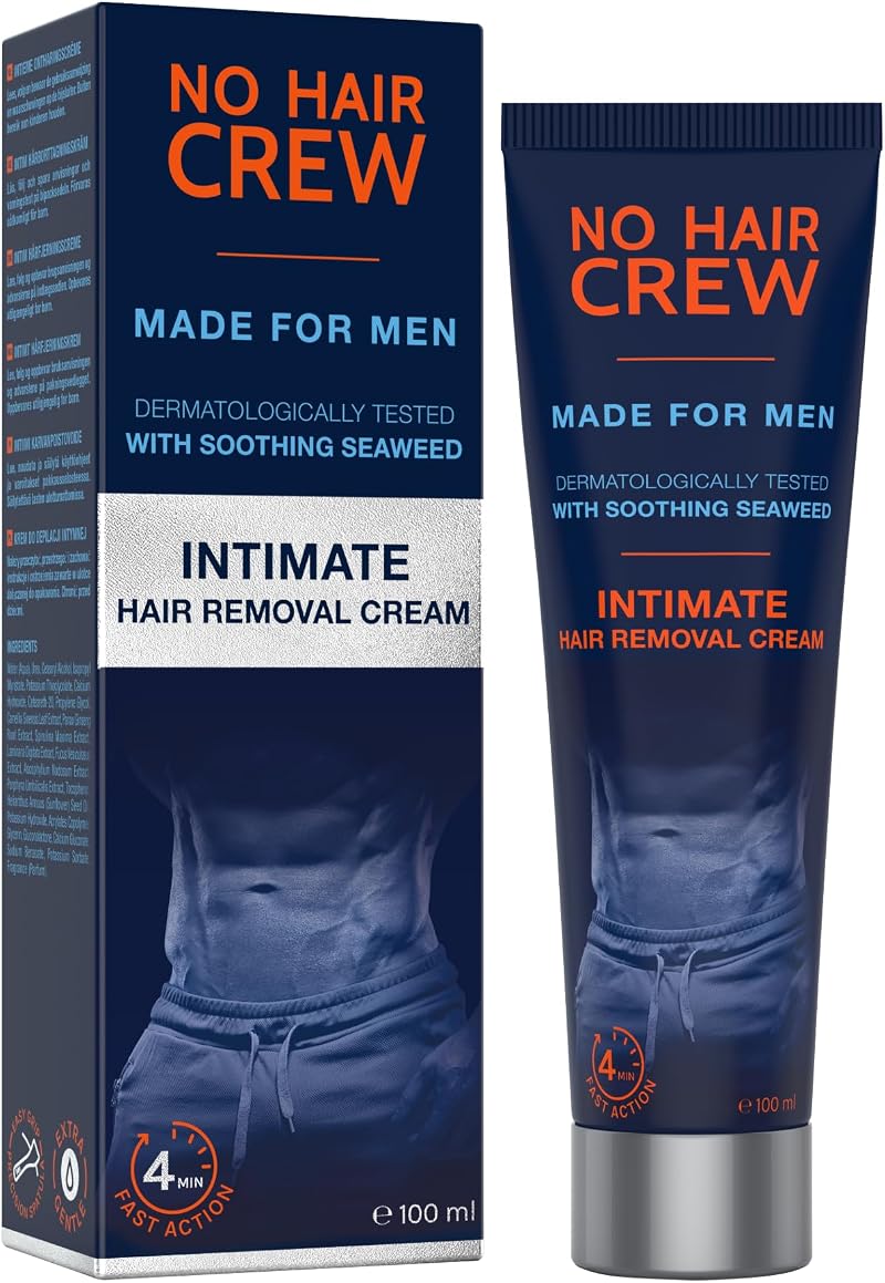 NO HAIR CREW Intimate Hair Removal Cream for Men 100 ml Extra Gentle