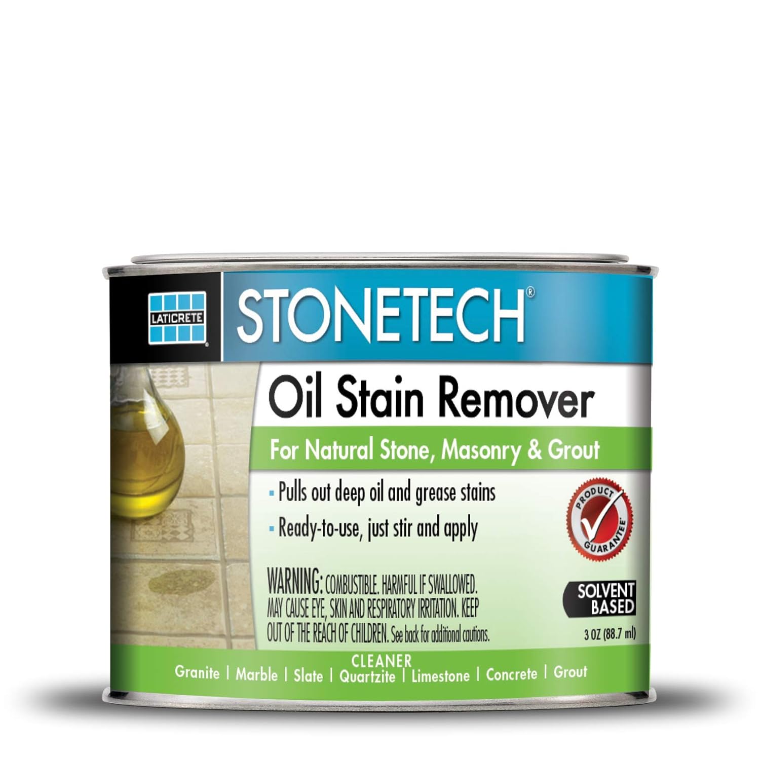 Stonetech Oil Stain Remover Cleaner For Natural Stone Grout