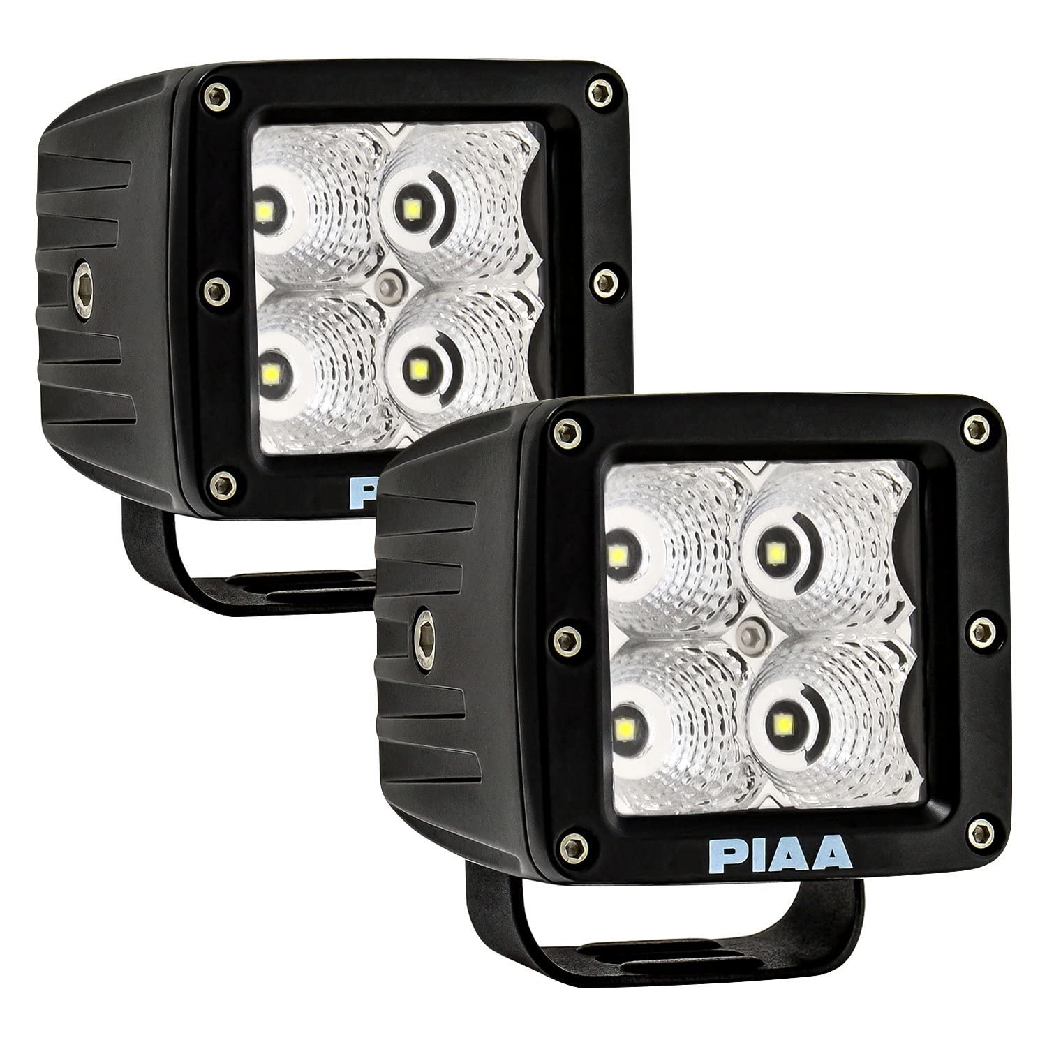 PIAA 26-06303 QUAD CUBE LED LIGHT KIT, FLOOD BEAM