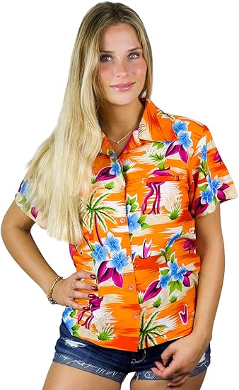 blusas hawaianas para mujeres