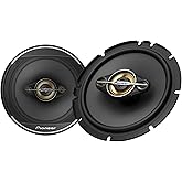 Pioneer A-Series Plus TS-A1681F 6.5” 4-Way Speakers (Pair) – 350W Max, Balanced Sound + Smooth Treble, Enhanced Bass, Ideal F