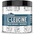 Earthborn Elements L-Leucine 200 Capsules, Pure & Undiluted, No Additives