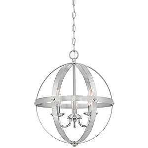 Westinghouse Lighting 6341900 Stella Mira Indoor Chandelier Brushed Nickel