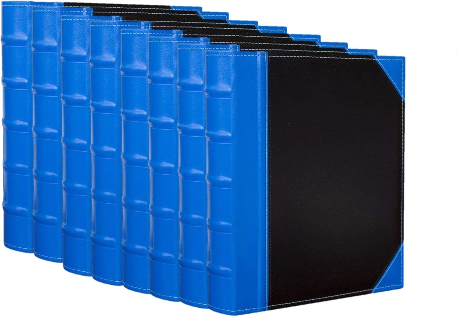 Kleer Vu Executive Binder, English Leather 2 Tone with Stitching and