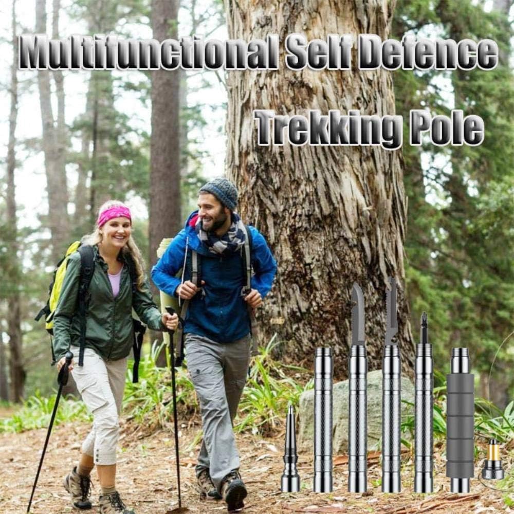 carbon steel outdoor survival trekking pole