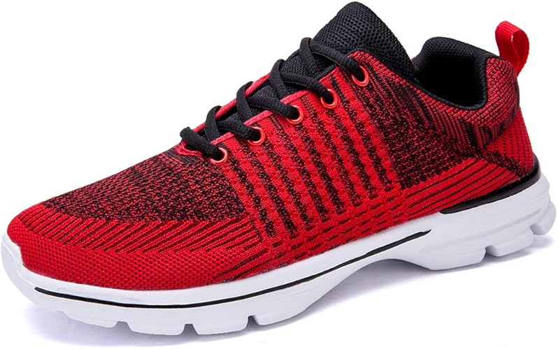 ladies red trainers uk