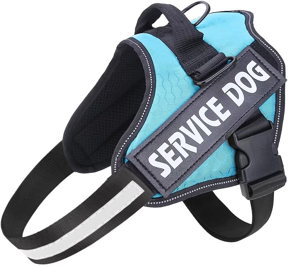 Belababy Soft No Pull Dog Harness Medium Reflective Breathable Adjustable