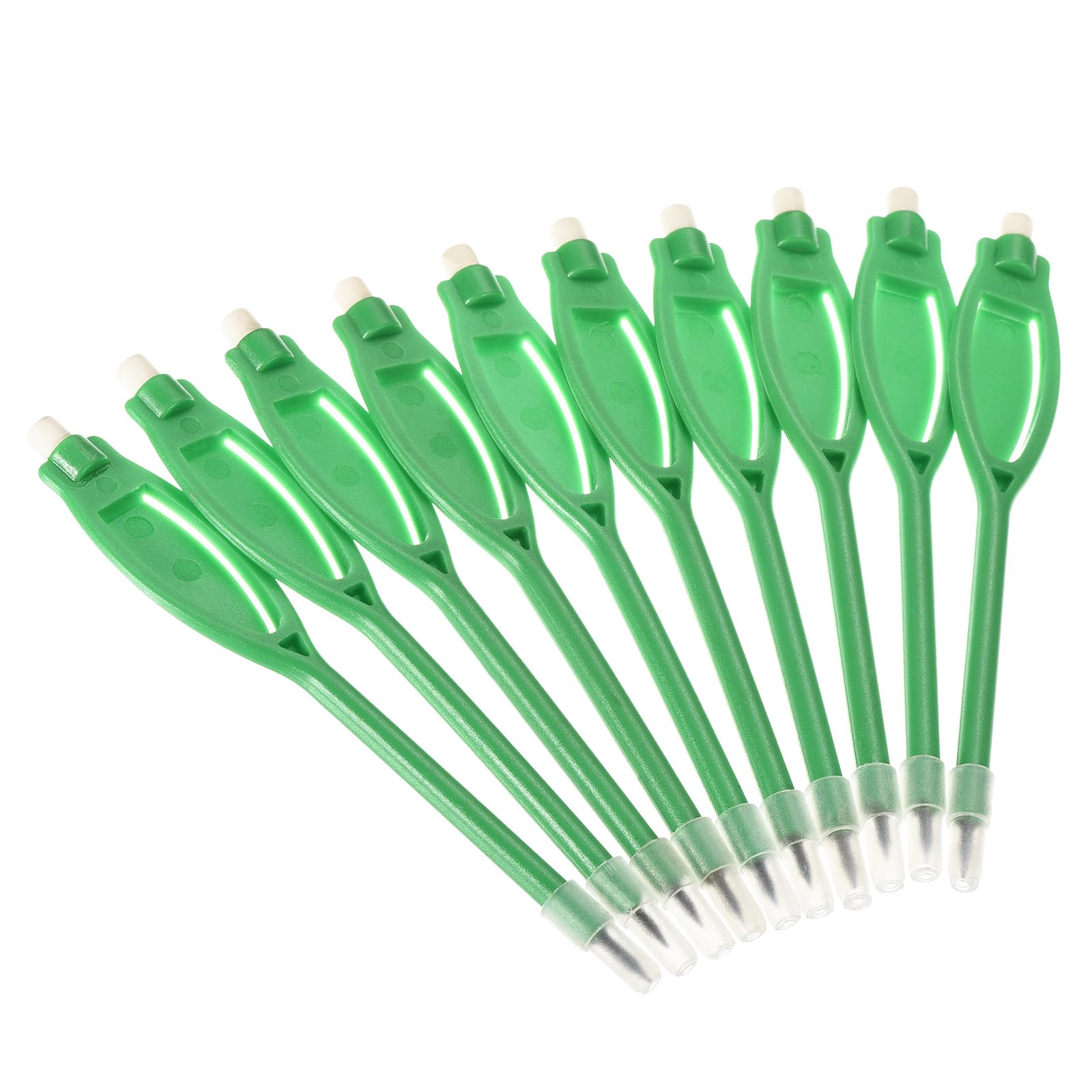 PATIKIL Golf Scoring Pencils with Eraser, 20 Pack Rectangle Clip Plastic 2H Marker Pens for Sport Games Meeting, Green โ image 1