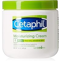 CETAPHIL Moisturizing Cream, 16oz (Pack of 3), Hydrating Moisturizer For Dry To Very Dry, Sensitive Skin, Body Cream Complete