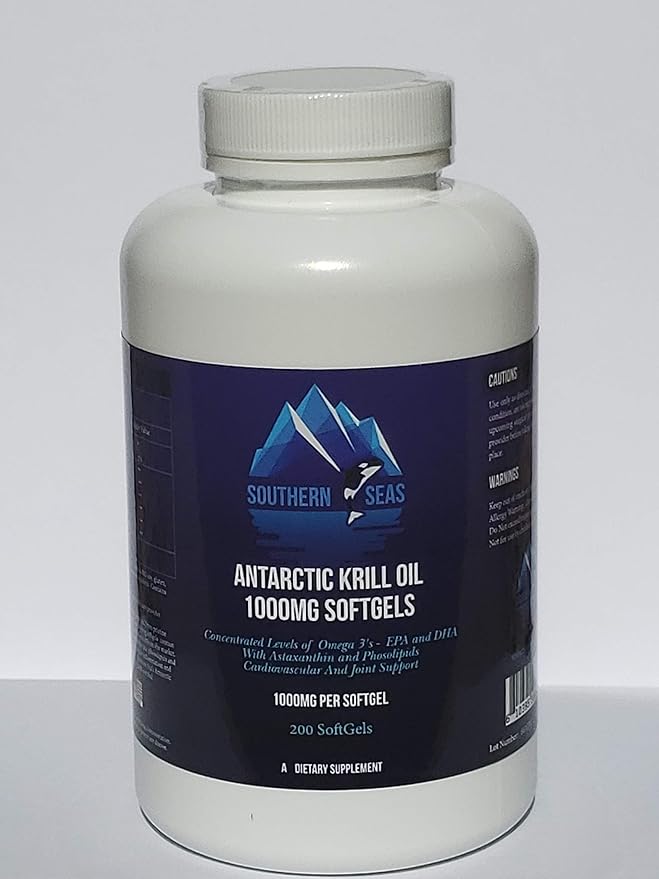 Antarctic Krill Oil 1000mg SoftgGels 200 Gels 1000mg