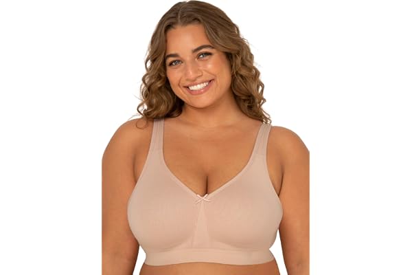 Fruit of The Loom Womens Wireless Cotton Bra