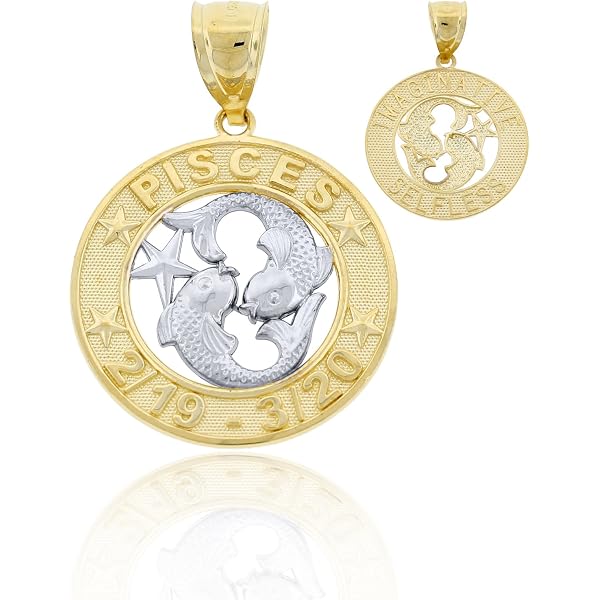 10k Two-Tone Gold Om Symbol Pendant - Milgrain Edged Yoga Medallion Charm For Necklace Or Bracelet