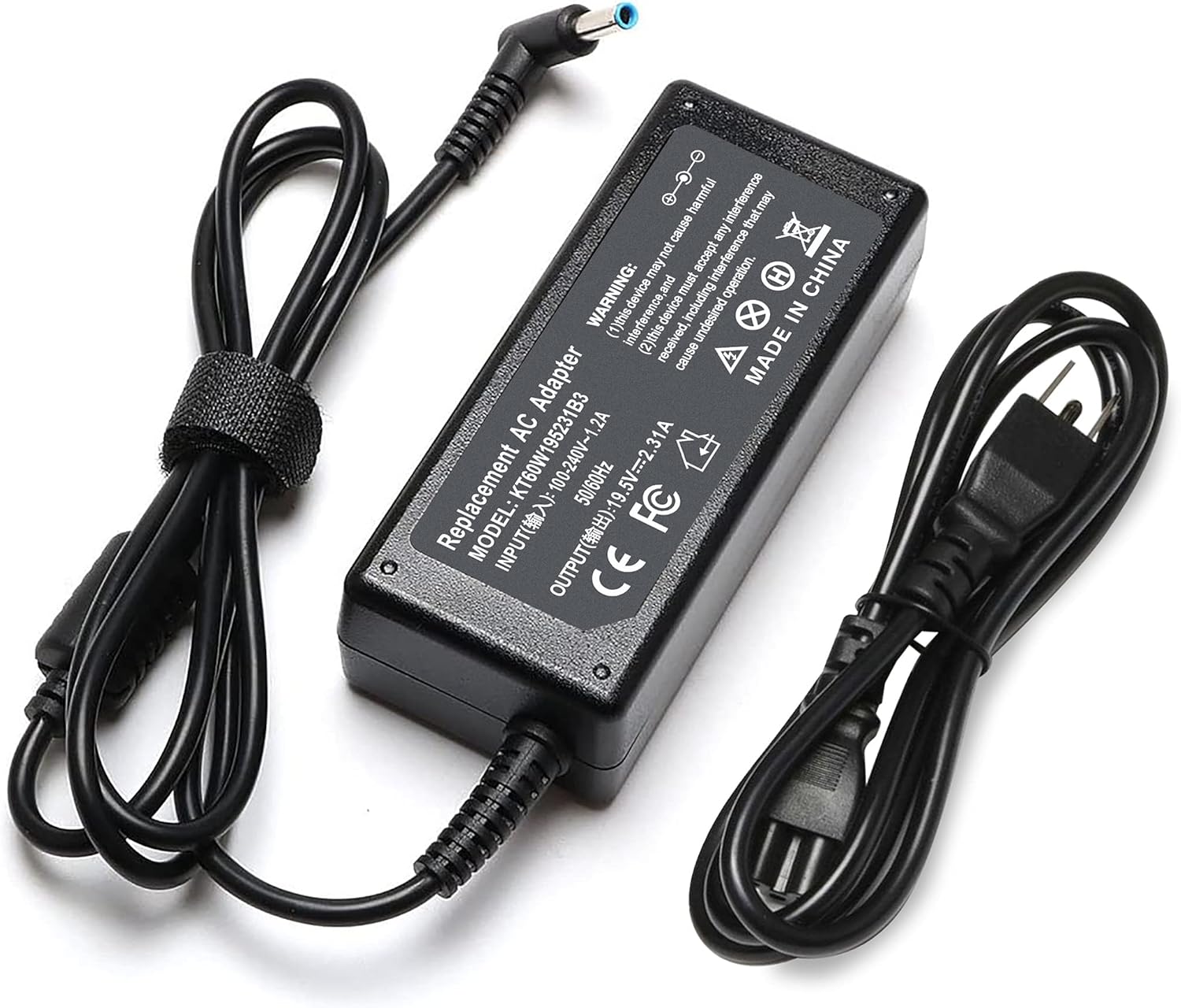 Vinpera 45W 19.5V 2.31A AC Adapter Laptop Charger for HP Hp Stream 11 13 14 for HP Pavilion 11 13 15 Elitebook Folio 1040 G1 TouchSmart 11 13 15 Series Notebook Power Supply Cord