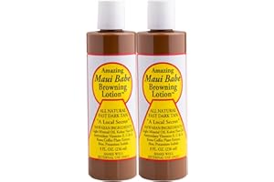 Maui Babe Tanning and Browning Lotion 8 Ounces (Pack of 2)