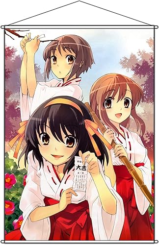 Amazon 涼宮ハルヒの憂鬱 長門有希 朝比奈みくる 涼宮ハルヒ B2タペストリー約 73 52cm アニメ 萌えグッズ 通販